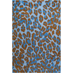 Tappeto Decotique Leopard 250x350 cm Blu