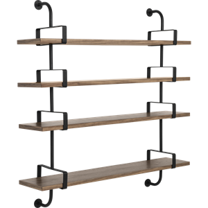 GUBI Démon Scaffale L155 cm 4 Ripiani Noce Americano