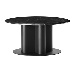 Tavolino da Caffè Design By Us Hard To Resist Ø80 Nero/ Nero Nero