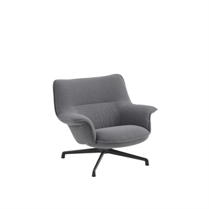 Muuto Doze Poltrona Schienale Basso Ocean 80/Antracite Nero