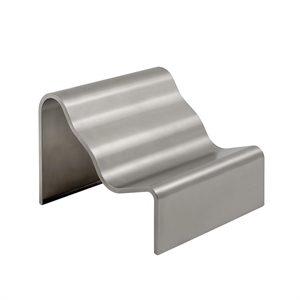 Panca Muuto Dream View 100 cm Alluminio Spazzolato