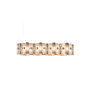 SLAMP Lampadario Lineare La Lollo 140 Oro