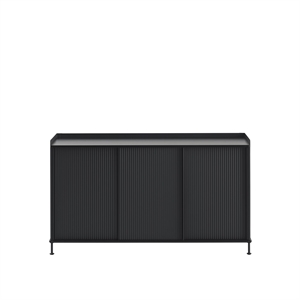 Tavolino Muuto Enfold 148x45 Nero/ Nero Antracite