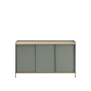 Muuto Enfold Tavolino 148x45 Rovere/Verde Polvere