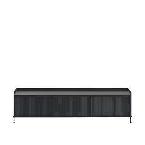 Tavolino Muuto Enfold 186x45 Nero/ Nero Antracite