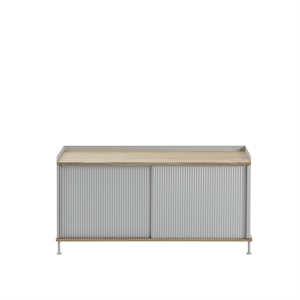 Muuto Enfold Credenza bassa rovere/ Grigio