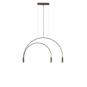 Lampadario Estiluz Volta 3 Bronzo 3000K