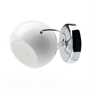 Fabbian Beluga Lampada Da Parete E Soffitto Opale Bianco