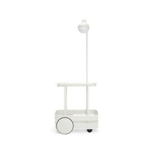 Carrello Fatboy Jolly Trolley Con Lampada Grigio Chiaro