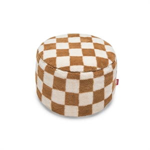 Fatboy Point Pouf Teddy Scacchi/ Crema Mandorle