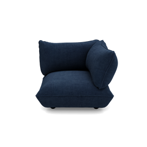 Fatboy Sumo Sedile Angolare Destro in Corda Riciclata Blu Scuro