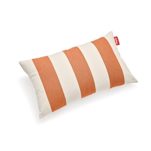 Cuscino Fatboy King Size 66x40 cm A Righe Arancione Crema