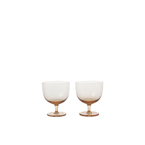 Ferm Living Host Bicchiere da Acqua Set di 2 Blush