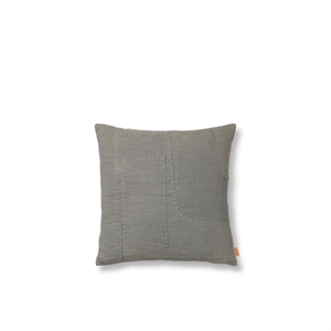 Ferm Living Cuscino Darn 50x50 cm Blu Grigio