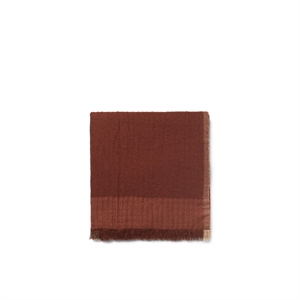 Tappeto Weaver Ferm Living Rosso Marrone