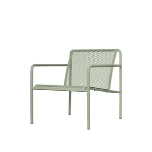 Poltrona da esterno Ferm Living Dapple con braccioli, verde tè