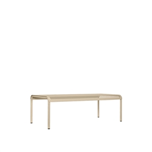 Tavolo da giardino basso Dapple di Ferm Living 114x57 Cashmere