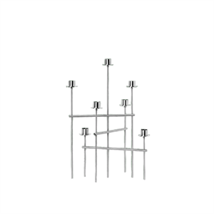 Portacandele Elysia Ferm Living in Acciaio Inossidabile Spazzolato