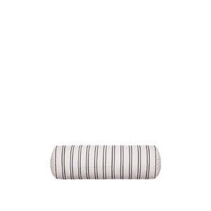 Cuscino in Twill Ferm Living Bianco Sporco/ Nero