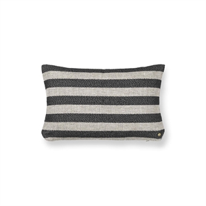 Cuscino Clean Ferm Living Louisiana Sabbia/ Nero