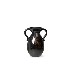 Vaso Ferm Living Verso Nero con Marrone