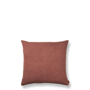 Ferm Living Cuscino in Lino Pesante Berry Red