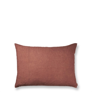 Ferm Living Cuscino in Lino Pesante Grande Rosso Bacca