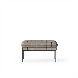 Ferm Living Pouf Turn Nero Pasadena Sabbia/ Nero