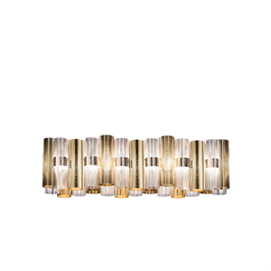 SLAMP La Lollo Lampadario Lineare 100 Oro