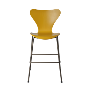 Sedia Fritz Hansen Serie 7 Junior Giallo Bruciato