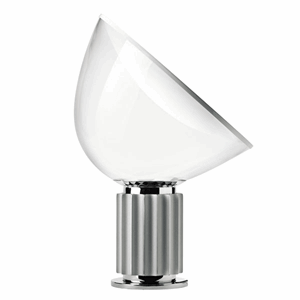 Flos Taccia Lampada Da Tavolo LED Alluminio E Vetro
