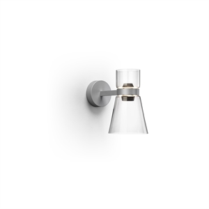 Applique A Cono Flos Nocturne, Argento.