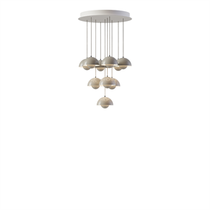 &Tradition Flowerpot VP10 Lampadari 10 Pz Ø53 Grigio Beige