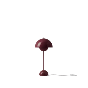 &Tradition Flowerpot VP3 Lampada da Tavolo Prugna Scuro