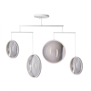 DCWéditions Focux X4 Lampadario Bianco