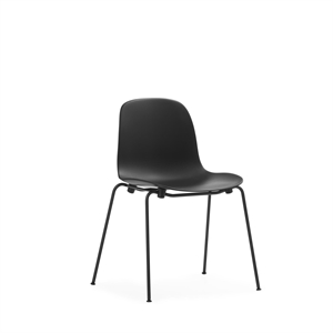 Sedia da Pranzo Impilabile Normann Copenhagen Form Nero