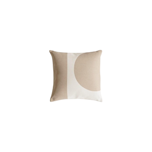FORMARKIVET Cuscino Grande Logo 55x55 Beige Chiaro/Beige Sabbia