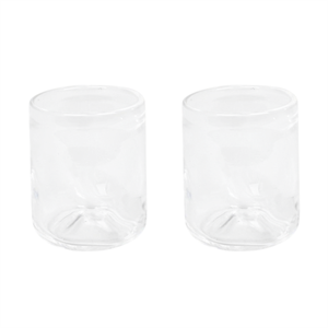 Frama 0405 Set di 2 Bicchieri Piccolo da 100 Ml Trasparente