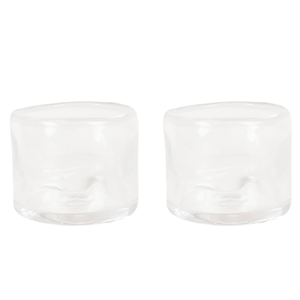 Frama 0405 Set di 2 Bicchieri Larghi 250 Ml Trasparente