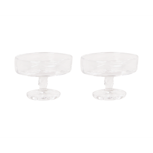 Frama 0405 Set di 2 Calici Larghi da 100 Ml Trasparente