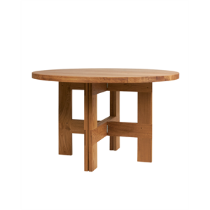 Tavolo da Pranzo Frama Farmhouse Trestle Ø120 Rovere Naturale