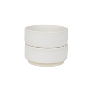 Set di 2 Ciotole in Ceramica Frama Otto, Medie, Naturali