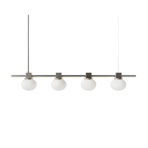 Frama Ovoid Quadruple Lampadario Acciaio Inossidabile