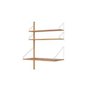 Libreria Frama Shelf, Sezione Scrivania Aggiuntiva, 114,8x80, Rovere Naturale