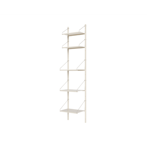 Libreria Frama Shelf Library A Sezione Singola 185,2x40 Bianco Caldo