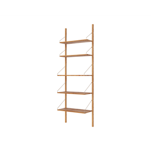 Libreria Frama Shelf Library A Sezione Singola 185,2x60 Rovere Naturale
