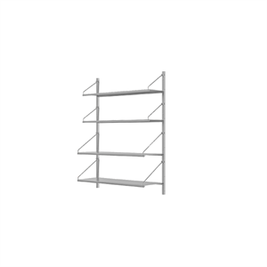 Libreria Frama Shelf A Sezione Singola 108,4x80 in Acciaio Inox