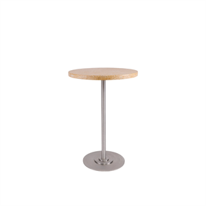 Frama Table 57 Tavolo da Pranzo Ø55 Pietra Calcarea gialla/Acciaio Inossidabile