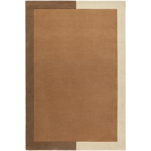 Tappeto con Cornice Decotique 250x350 Cannella/ Beige
