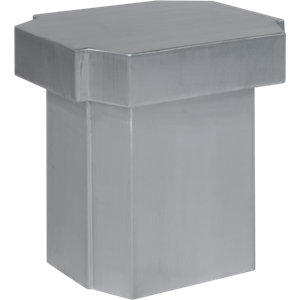 Sgabello Louise Roe Funki 02 in Alluminio Spazzolato